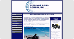 Desktop Screenshot of bearingsbeltsandchain.com